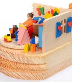 Boite A Musique Bois, L'Heure Du Coucher