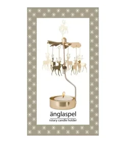 Bougeoir Carrousel Cerf Dore