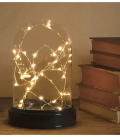 Boule En Verre Lumineuse Décorative A Led, 17 Cm