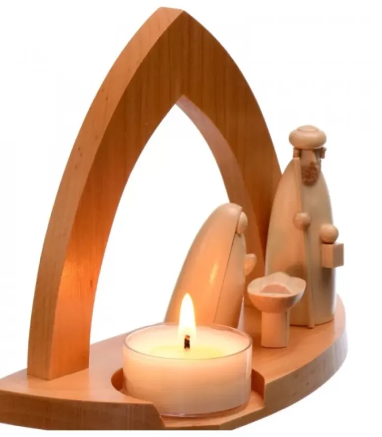 Crèche Design Avec Bougeoir