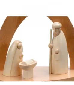 Crèche Design En Bois En Forme D'Arche