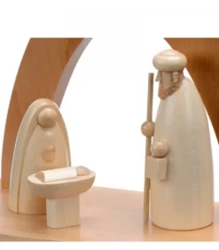 Crèche Design En Bois En Forme D'Arche