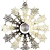 Déco Sapin Design, Flocon De Neige Avec Cristal