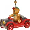 Déco Sapin Vintage, Ourson Et Auto