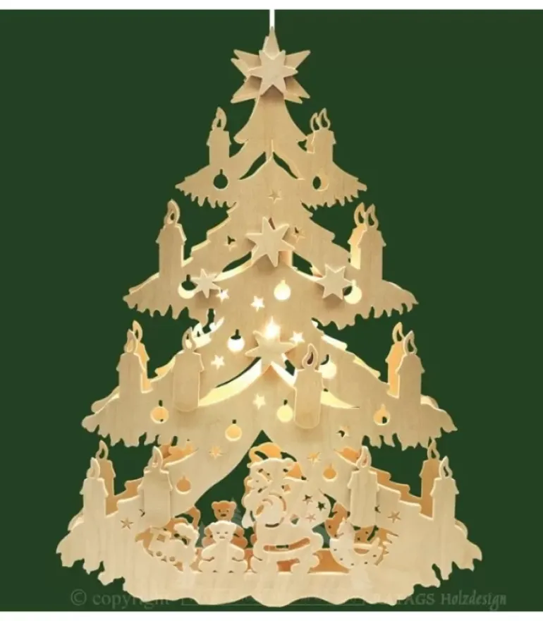 Décoration De Noël Pour Chambre D'Enfant, Sapin Electrique A Suspendre