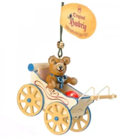 Décoration Sapin De Noël Vintage, Ourson Dans Landau