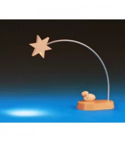 Etoile De Noël Electrique A Led Sur Socle, 21 Cm