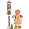 Fillette Et La Clochette De Noël - Village De Noël Miniature