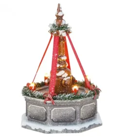 Fontaine De Village Miniature Avec Elairage