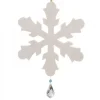 Grand Flocon De Neige A Suspendre Avec Cristal Swarovski 12 Cm