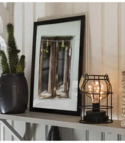 Lanterne Lumineuse A Led En Metal, Ronde, 18 Cm