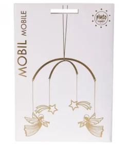 Mobile De Noël A Suspendre, Anges Dores Volants Et Etoiles