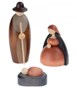 Nativite, Petit Jesus, Joseph, Marie, 12 Cm