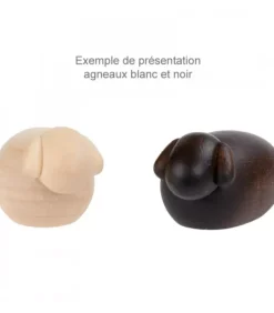 Petits Animaux De La Crèche, Agneau Noir