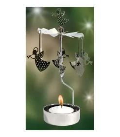 Photophore De Noël Anges Et Trompettes