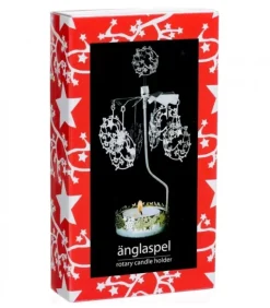 Photophore De Noël Couronne D'Etoiles Et Cerfs