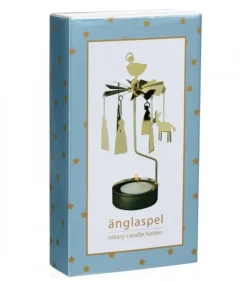 Photophore De Noël Crèche Dore