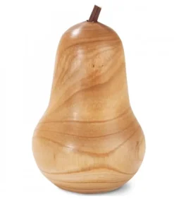 Poire En Bois Poli, 5,5 Cm