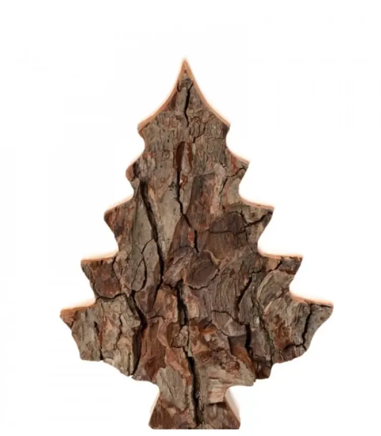 Sapin En Bois Déco En Ecorce 15 Cm