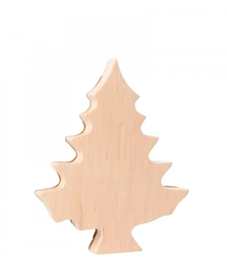 Sapin En Bois Déco En Ecorce 12 Cm