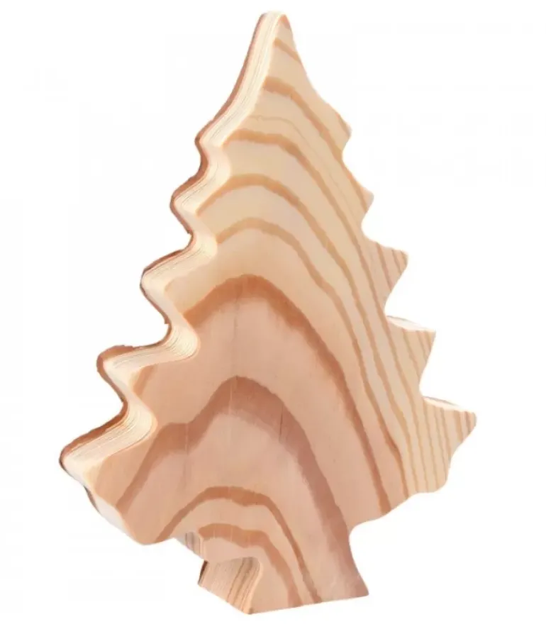 Sapin En Bois Déco En Ecorce 20 Cm