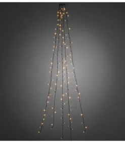 Voile Guirlande Pour Sapin De Noël, 200 Diodes Led