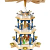 Weihnachtspyramid Allemande 2 Etages Blanc Bleu